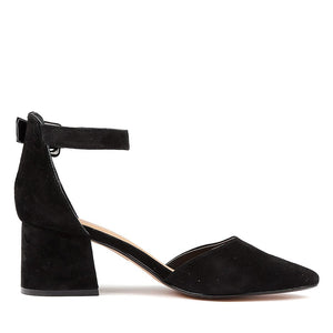 Raems Heel - Black Suede