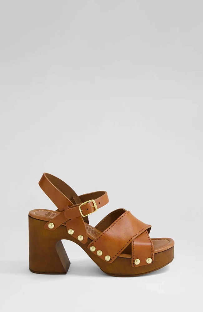 Flieya Heel Sandal - Tan