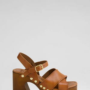 Flieya Heel Sandal - Tan