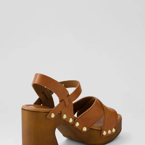 Flieya Heel Sandal - Tan