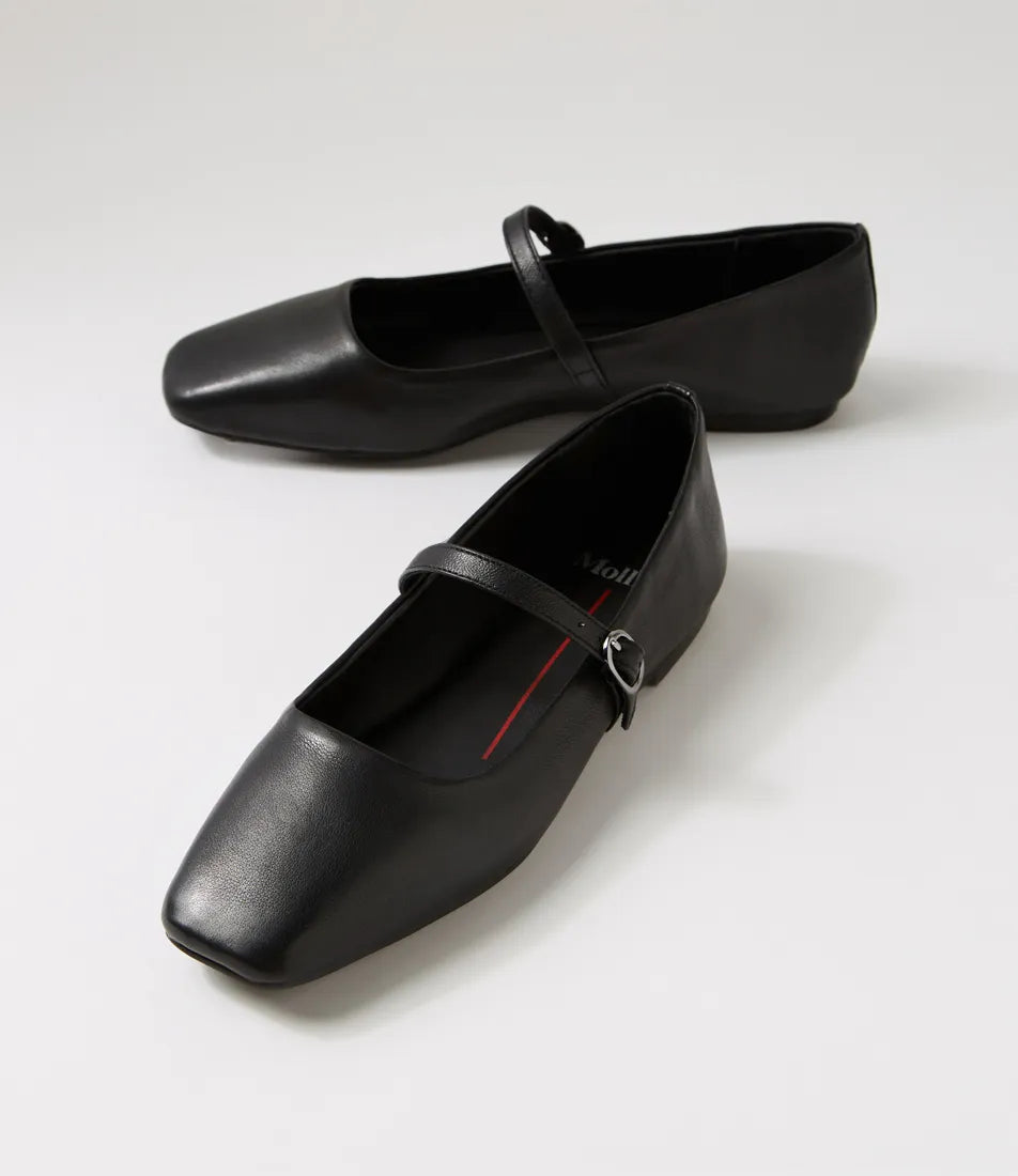 Tokena Mary Jane - Black Leather