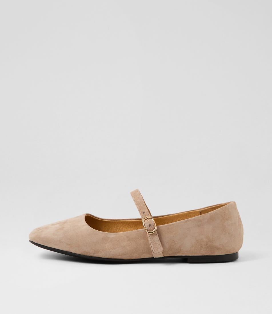 Tokena Mary Jane - Taupe Suede
