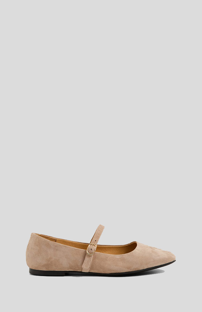Tokena Mary Jane - Taupe Suede