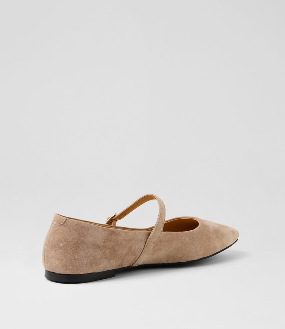 Tokena Mary Jane - Taupe Suede
