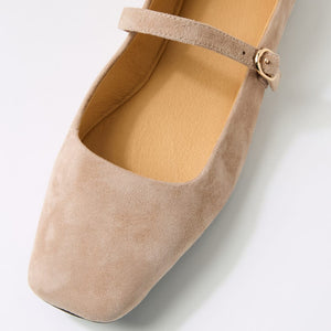 Tokena Mary Jane - Taupe Suede