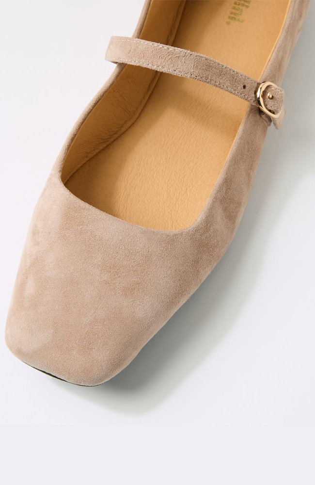 Tokena Mary Jane - Taupe Suede
