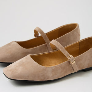 Tokena Mary Jane - Taupe Suede
