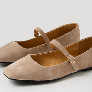 Tokena Mary Jane - Taupe Suede
