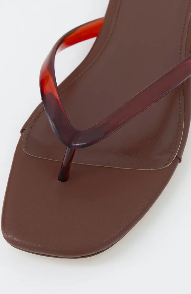 Rella Thongs - Chocolate PVC
