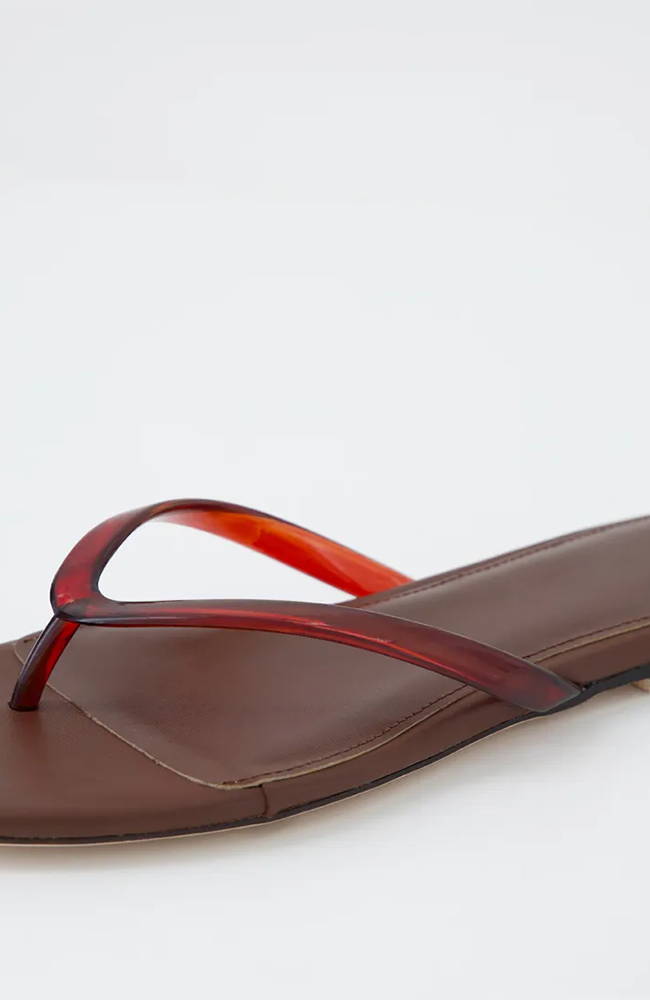 Rella Thongs - Chocolate PVC