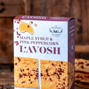 Maple Syrup & Pink Peppercorn Lavosh
