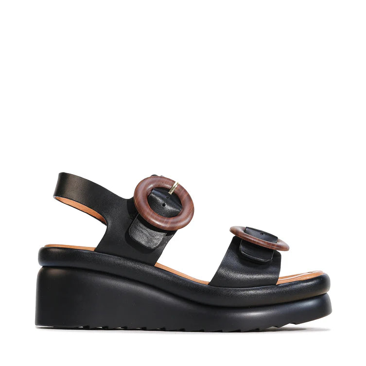 Menorcas Wedge - Black