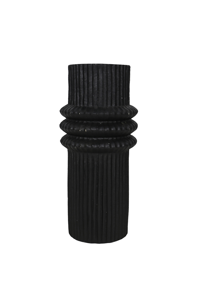 Black Magnesium Vase - Large