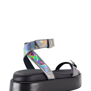 Ophelia Flatform Sandal - Pewter