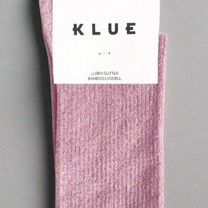 Glitter Lurex Socks - Pink