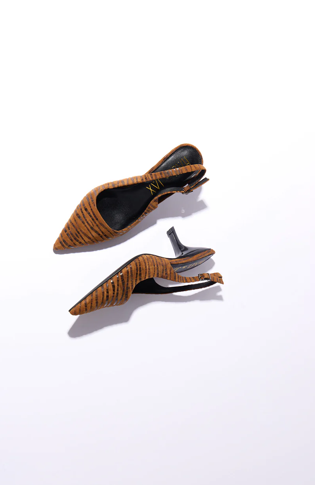 Petite Heels -  Mocha Animal