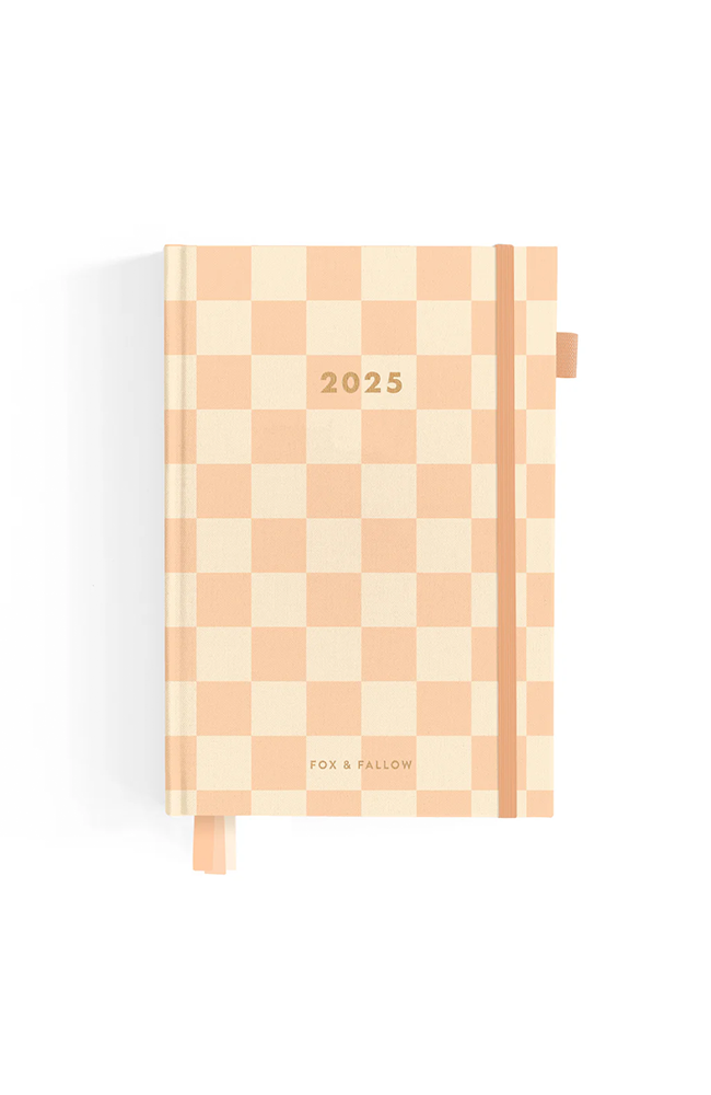 2025 A5 Horizontal Planner - Salmon Check