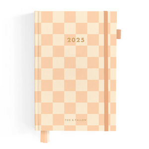 2025 A5 Horizontal Planner - Salmon Check
