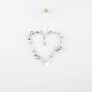 Alaska Beaded Heart Ornament