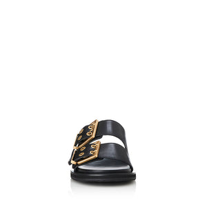 Pattersen Slide - Black Suede