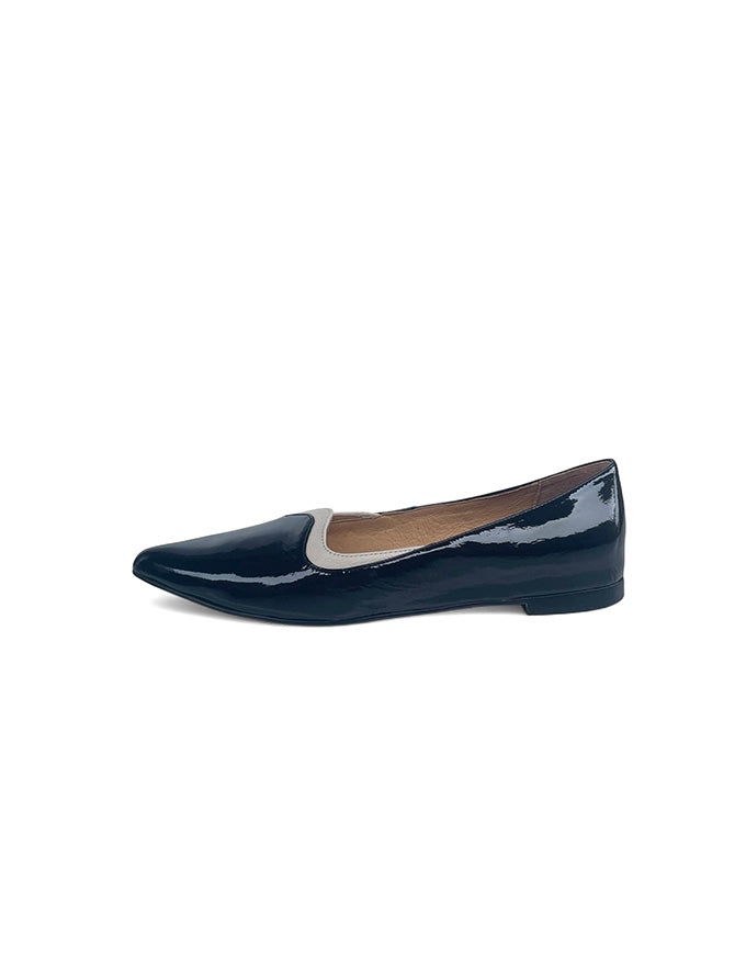 Yibbie Patent Flat - Black Milk