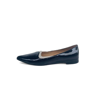 Yibbie Patent Flat - Black Milk