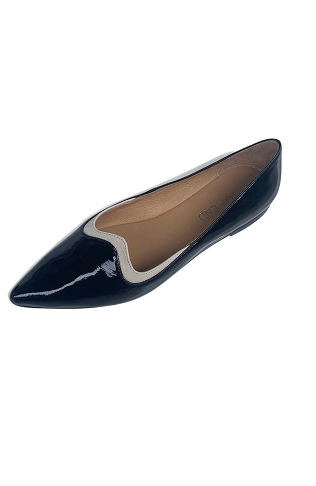 Yibbie Patent Flat - Black Milk