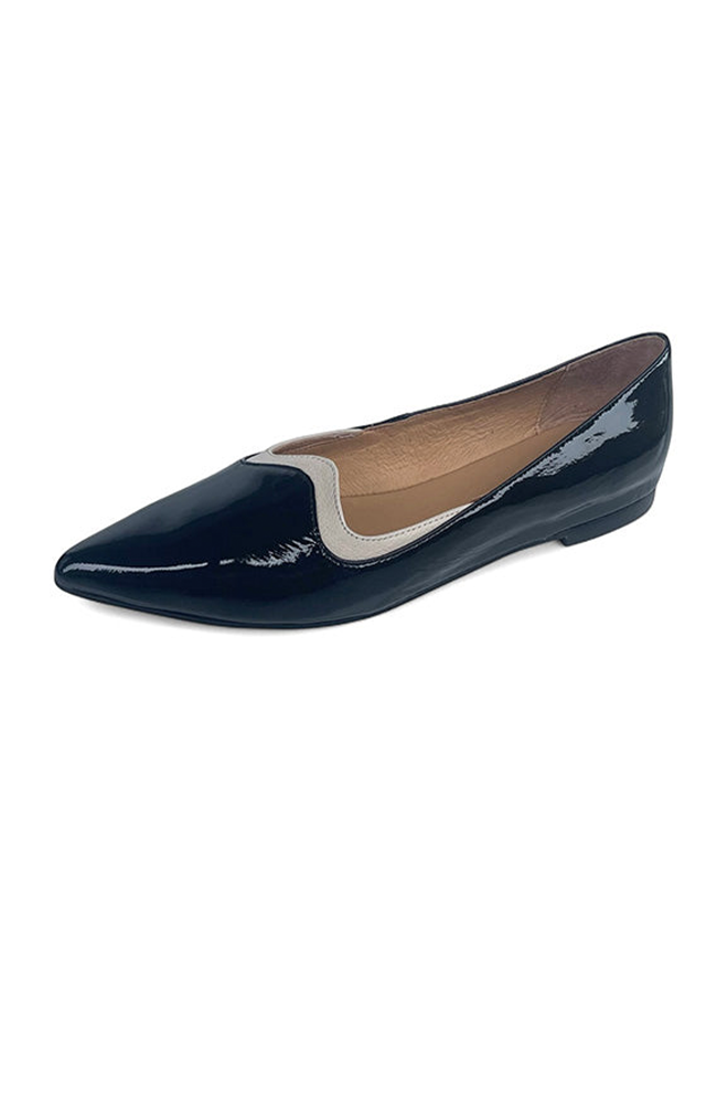 Yibbie Patent Flat - Black Milk