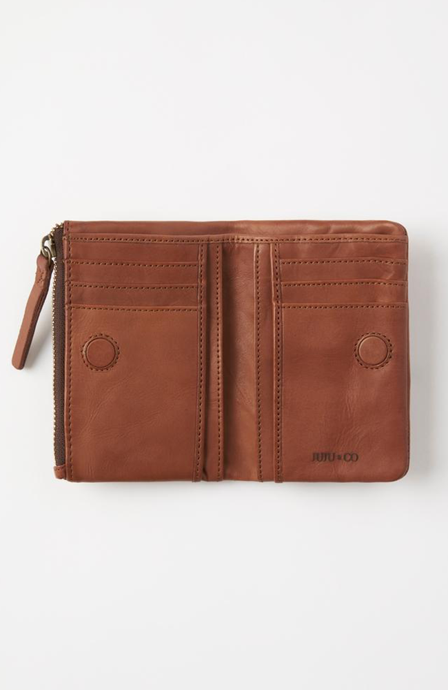 Small Capri Wallet - Cognac