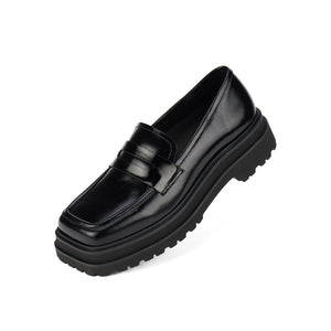 Loafer Step Square Toe - Black Patent