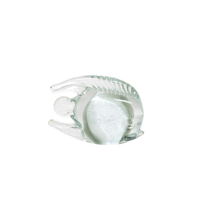 Bray Glass Fish White Large