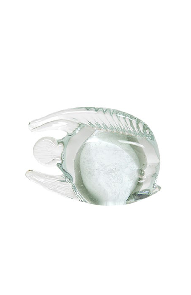 Bray Glass Fish White Large