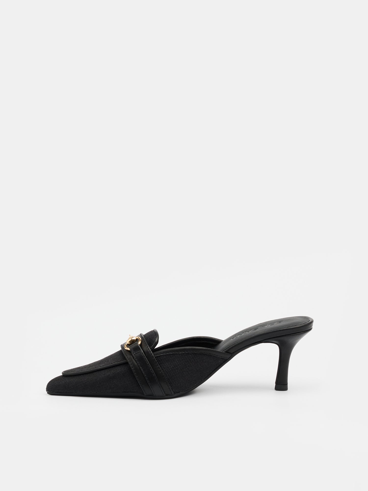 Carrie Mule - Black Canvas