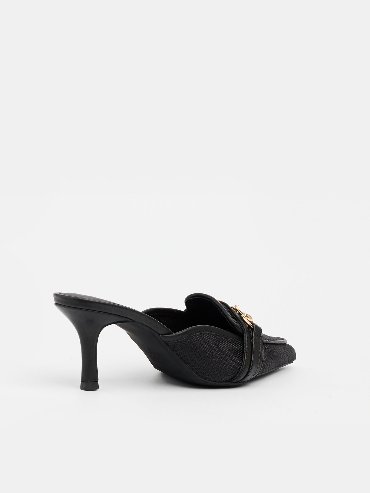 Carrie Mule - Black Canvas