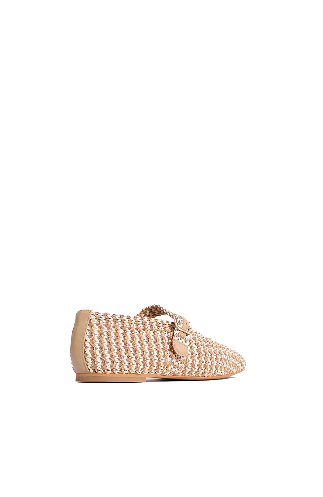 Santalum Mary Jane - Caramel Raffia