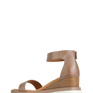 Saskina Wedge - Taupe