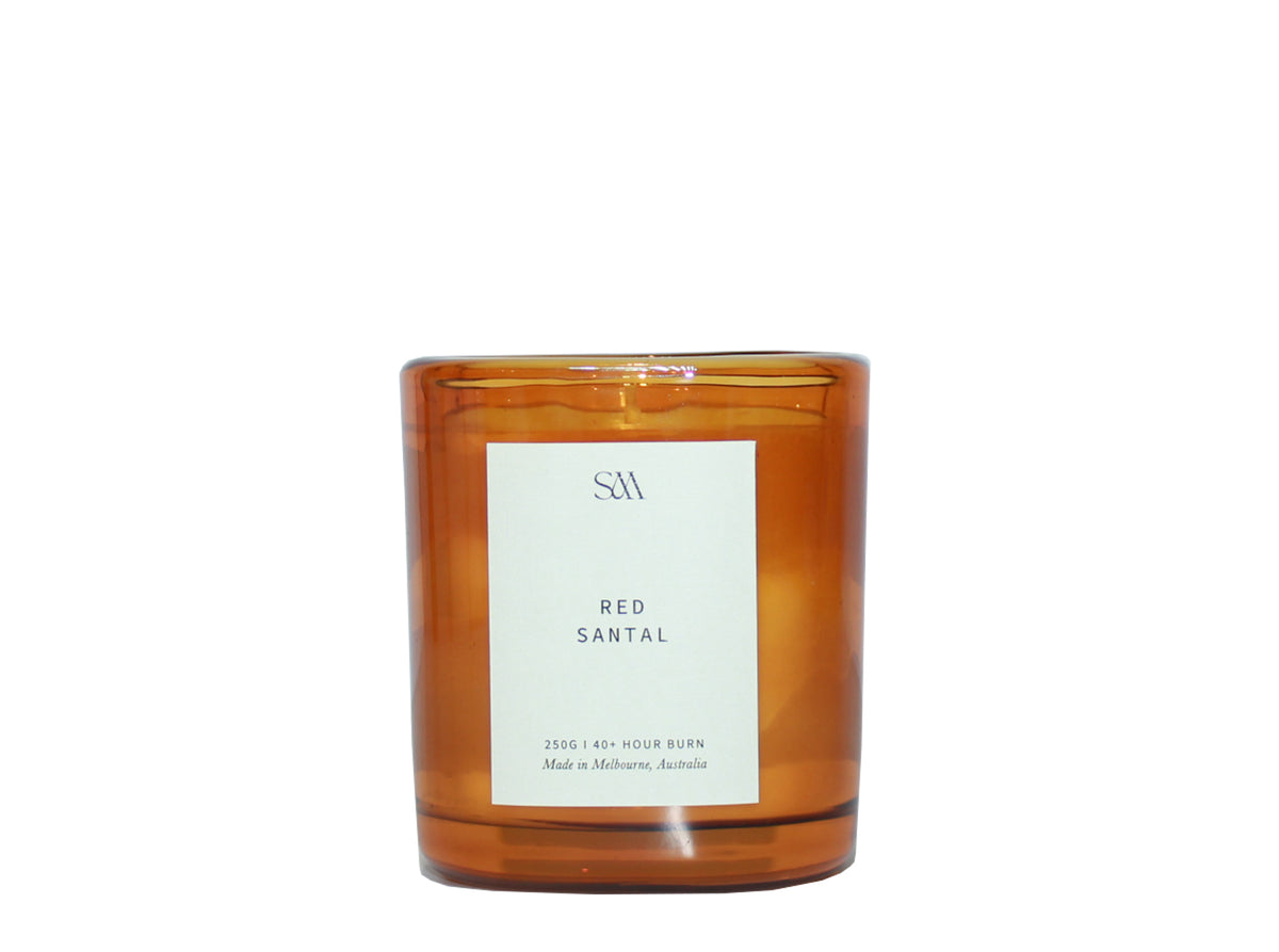 Red Santal Signature Scented Candle