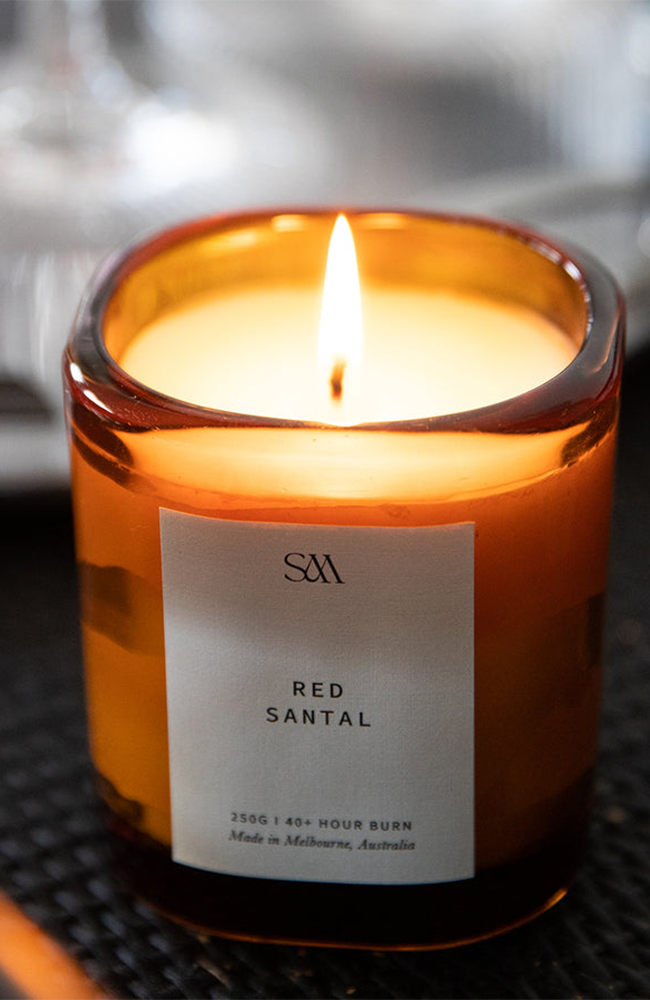 Red Santal Signature Scented Candle