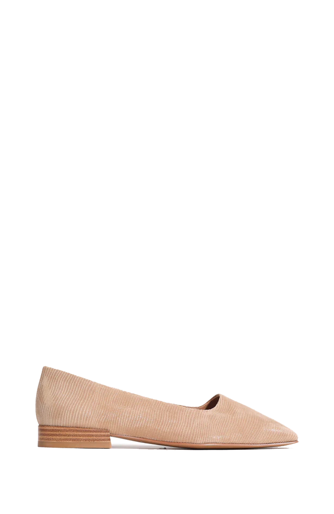 Solana Flat - Sand Suede