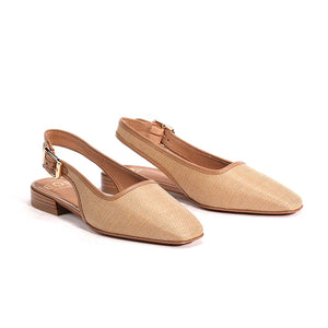 Soph Slingback Flat - Tan