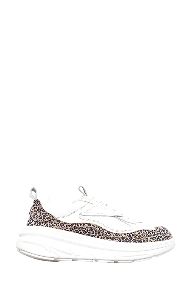Thurman Trainer - Animal/White Leather