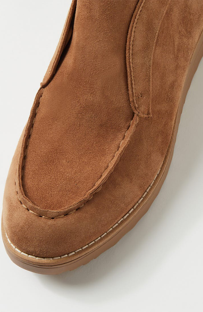 Onott Suede Ankle Boots - Light Choc