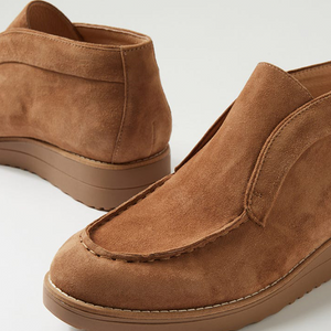 Onott Suede Ankle Boots - Light Choc
