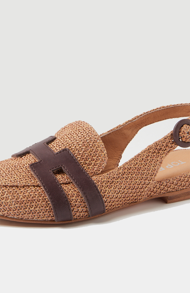 Faltis Flat - Tan/Chocolate
