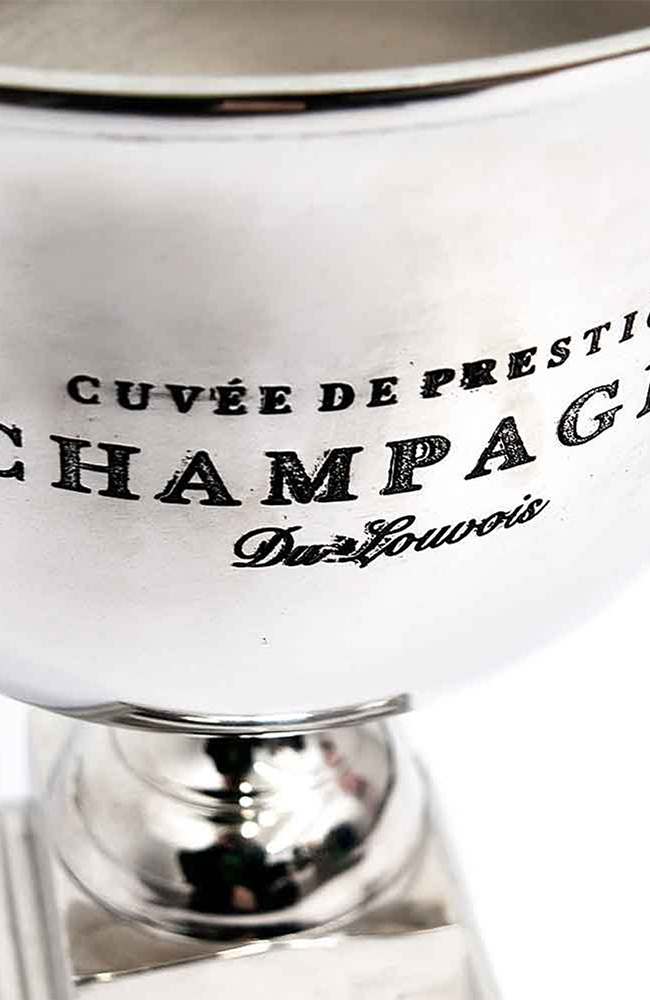 Claridge Champagne Pedestal Bucket - Silver
