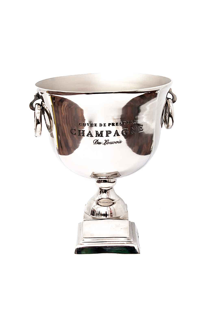 Claridge Champagne Pedestal Bucket - Silver