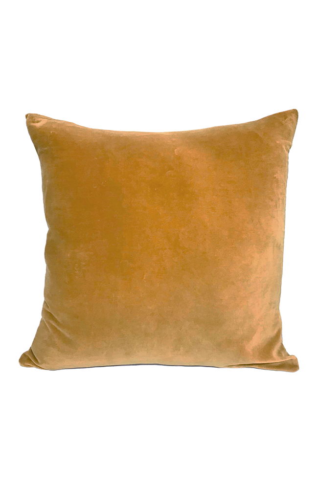 Saffron Velvet Cushion