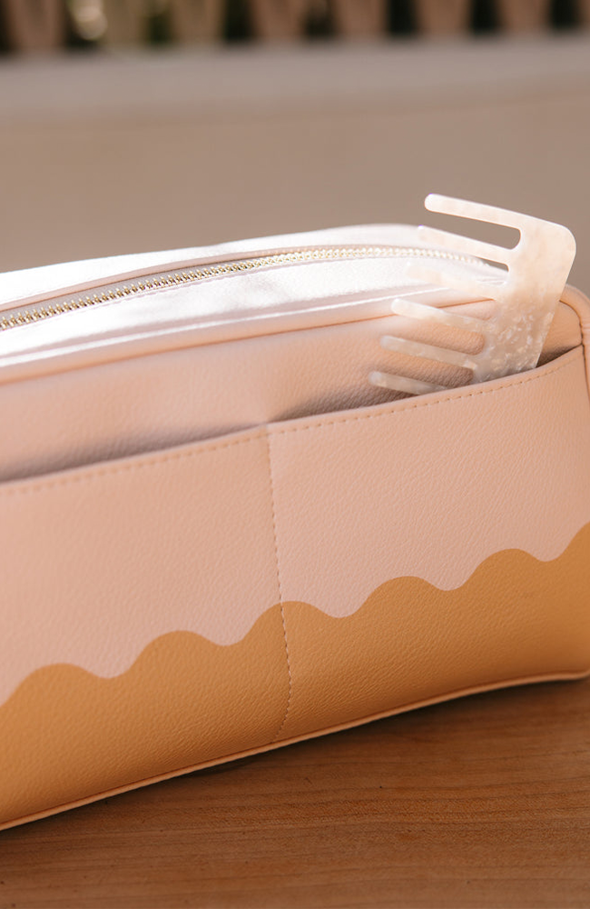 Caramel Ripple Wash Bag