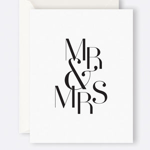 Card -  Mr & Mrs