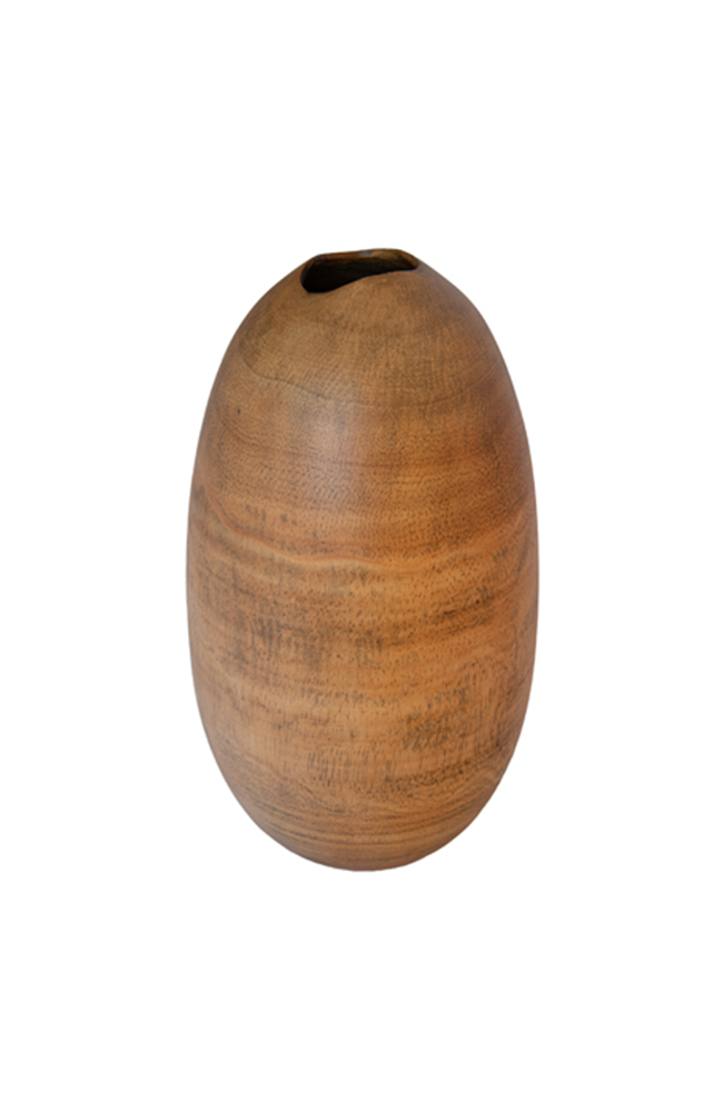 Devon Timber Teardrop Vase Large